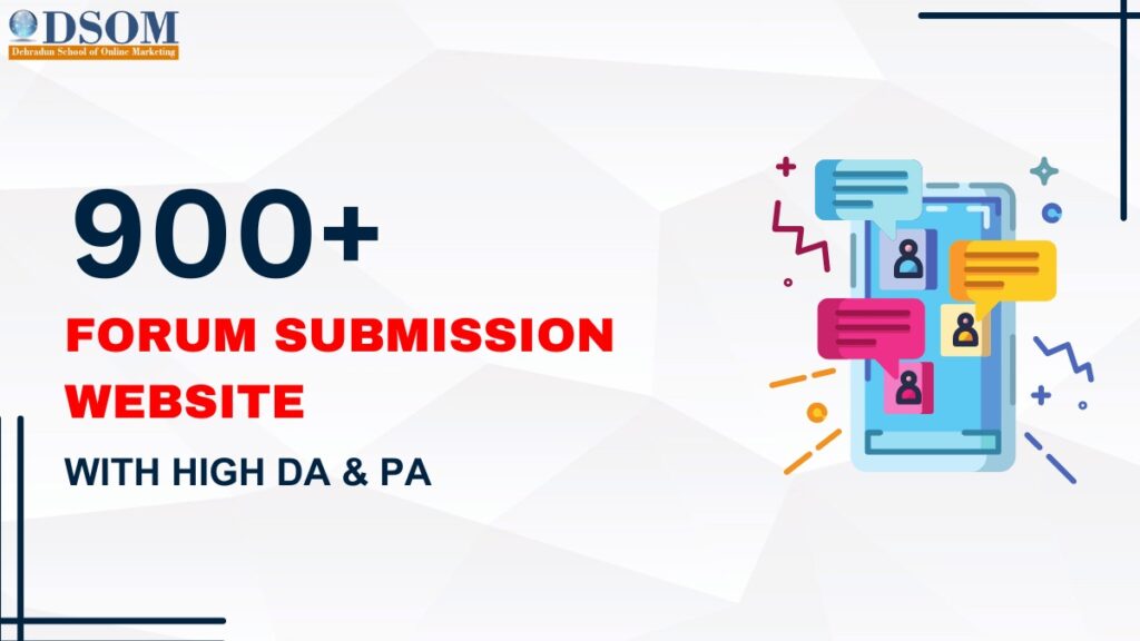 Forum Submission Sites