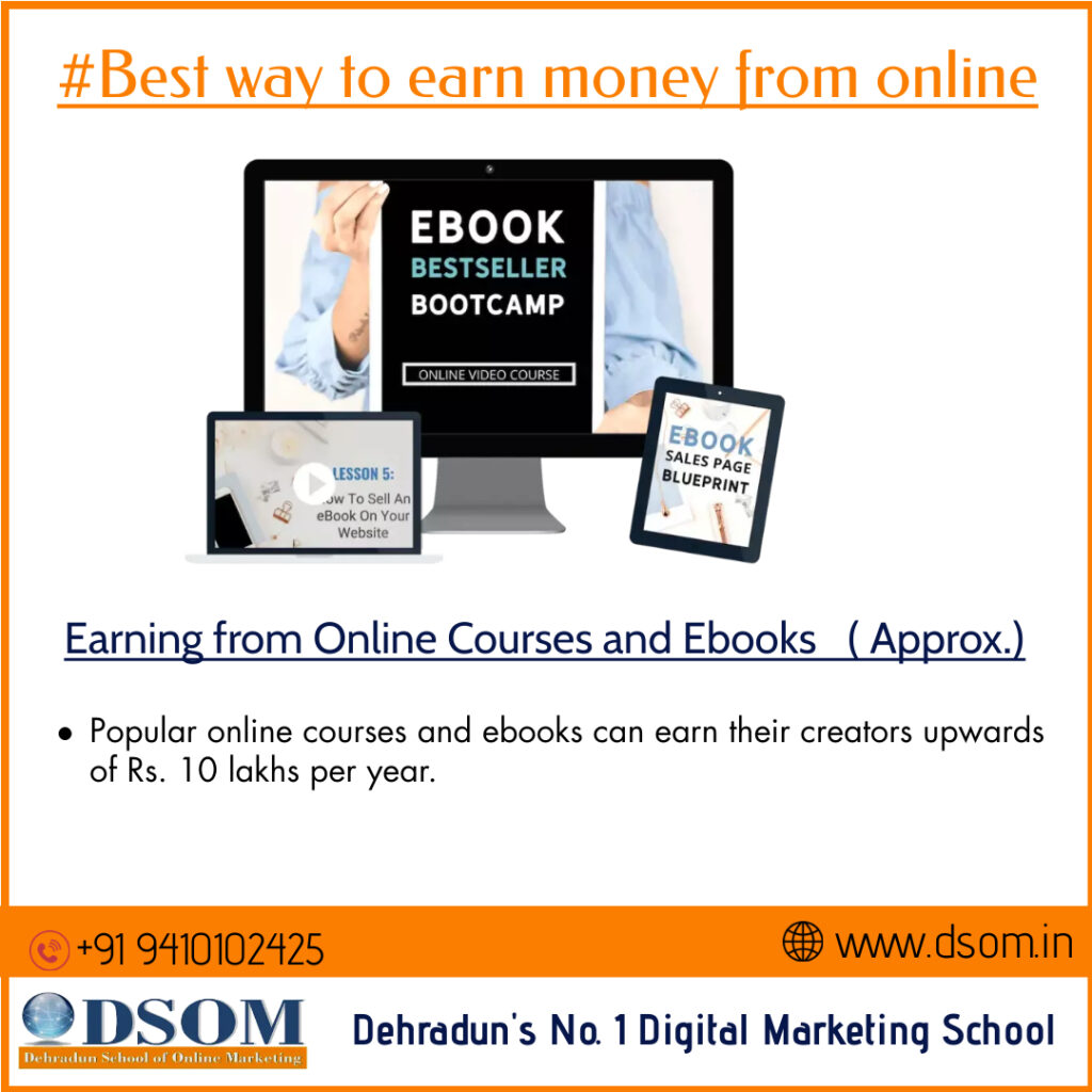 .Online Courses and Ebooks: Teach and Learn